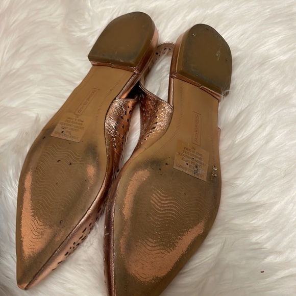 Steven by Steve Madden Lourdes Point Toe Slingback Rose Gold Flats Size 6.5 B1 - Picture 5 of 7